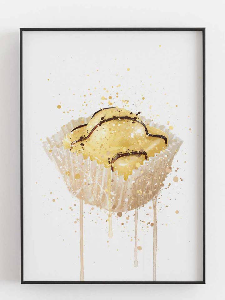 Cake Väggkonst Tryck 'Fransk Tommie Citron' för wholesale av We Love Prints