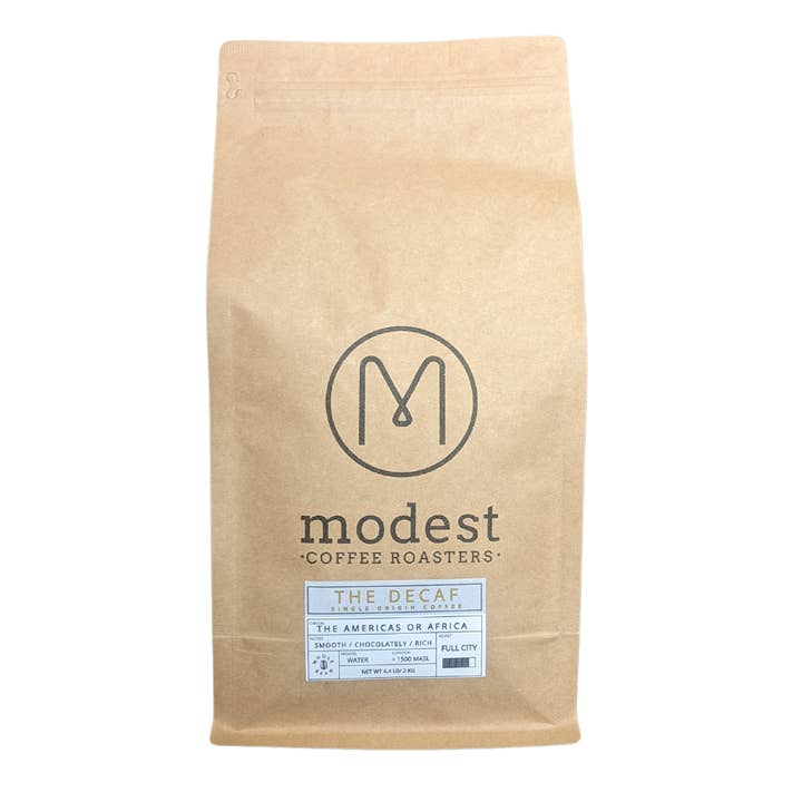 The Decaf Single-Origin Coffee (Bulk 4.4 lbs./ 2 kg) for wholesale by Modest Coffee Roasters