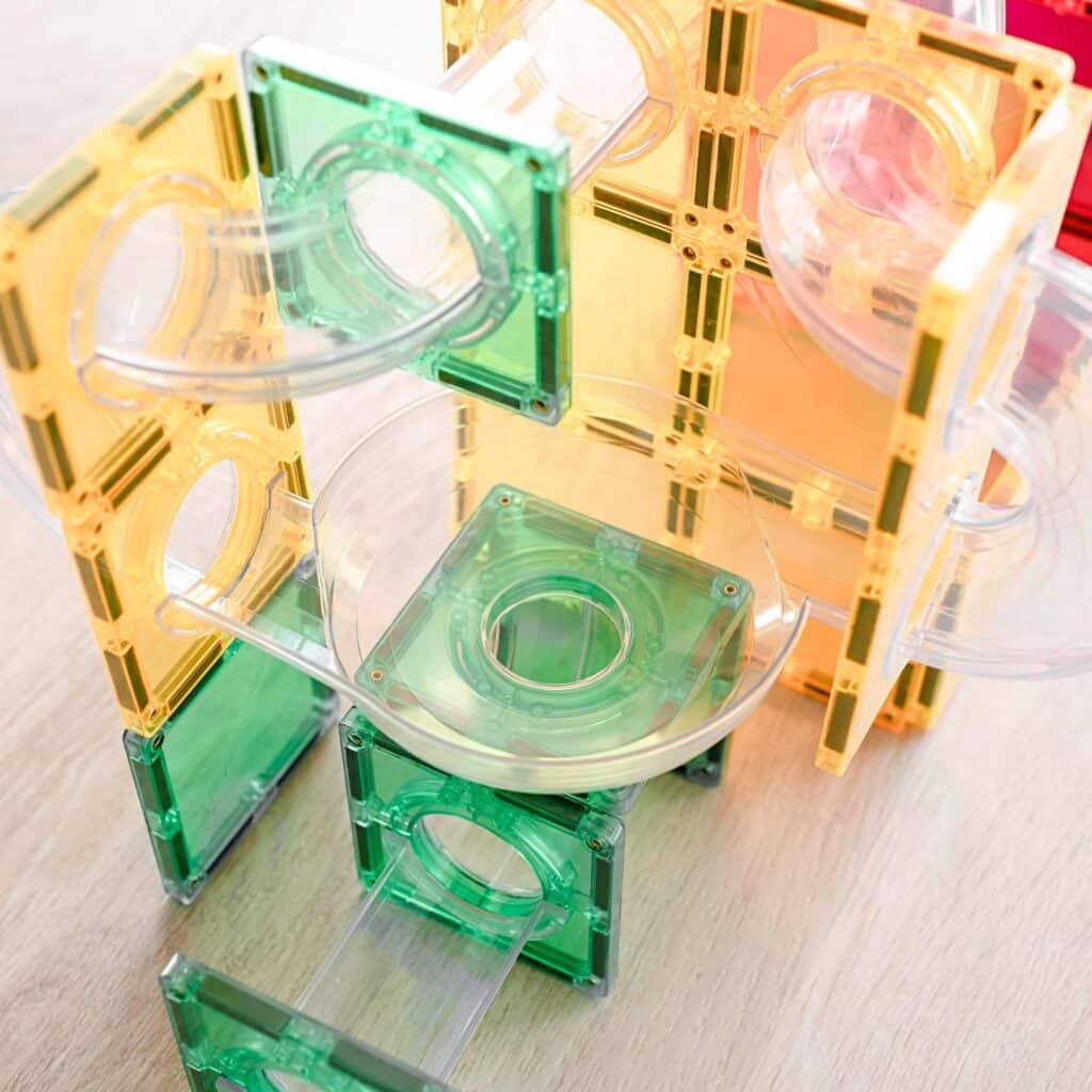 CONNETIX - Wholesale Building Set - Kids - CONNETIX Rainbow Ball Run Expansion Pack, 66 Pieces1