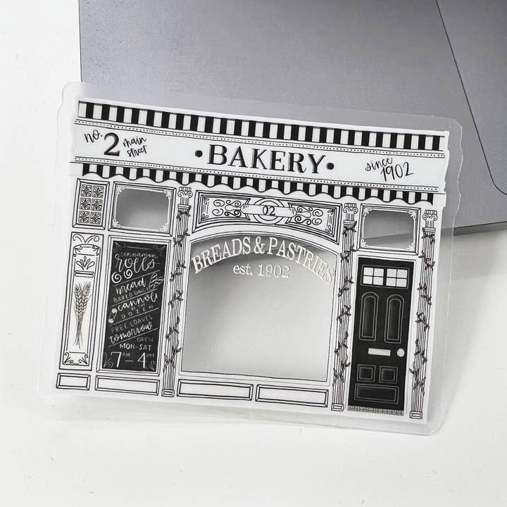 Lemon Press Studio - Wholesale Sticker - Bakery clear vinyl sticker2
