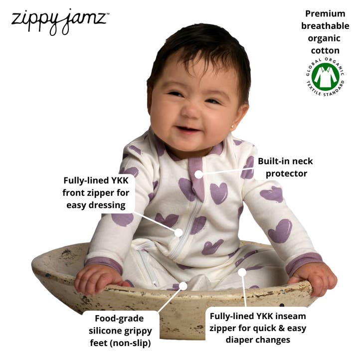 ZippyJamz - Wholesale Jumpsuit - Baby - Stole My Heart - Babysuit - Footed4