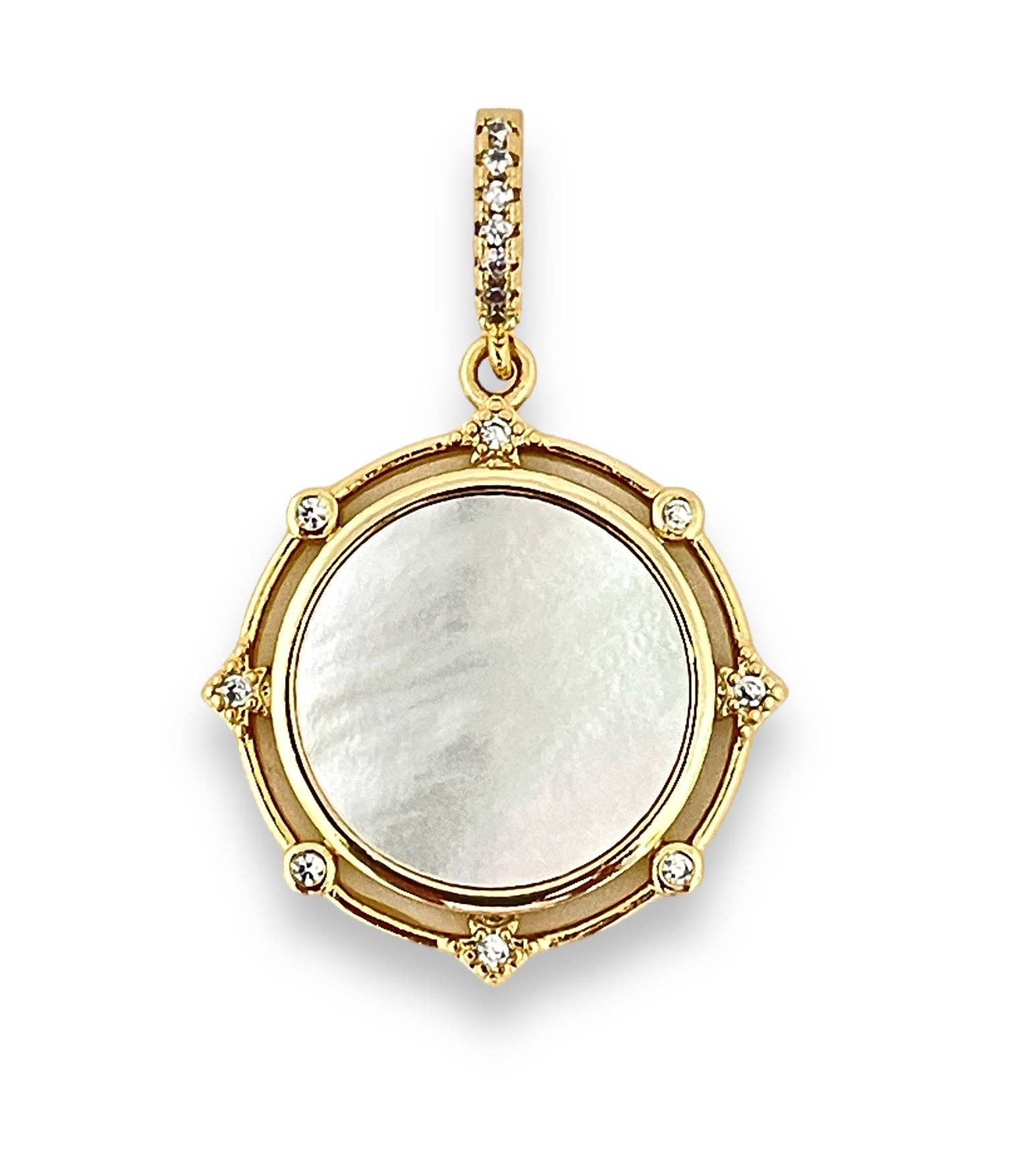 Shiver + Duke - Wholesale Individual charm/pendant - Mother of Pearl Pendant