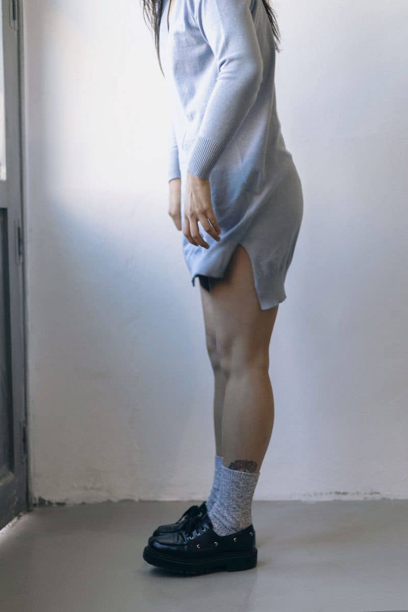 Blue ATHENA DRESS for wholesale on Faire2