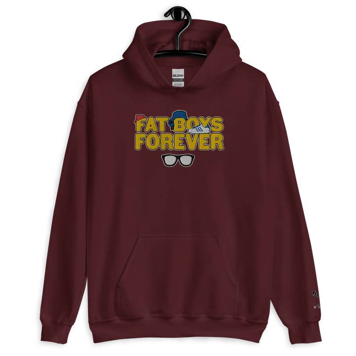 Fat Boys Forever Embroidered Hoodie for wholesale by The Closet Junkies