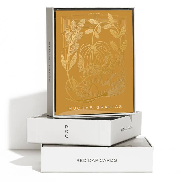 Red Cap Cards - Wholesale Thank You Card - Mustard thank you greeting card1