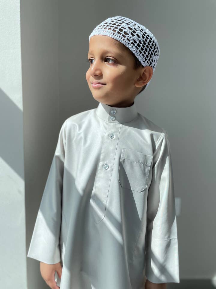 Baby Saudi Jubba verde claro para venta al por mayor de MY LITTLE JUBBA