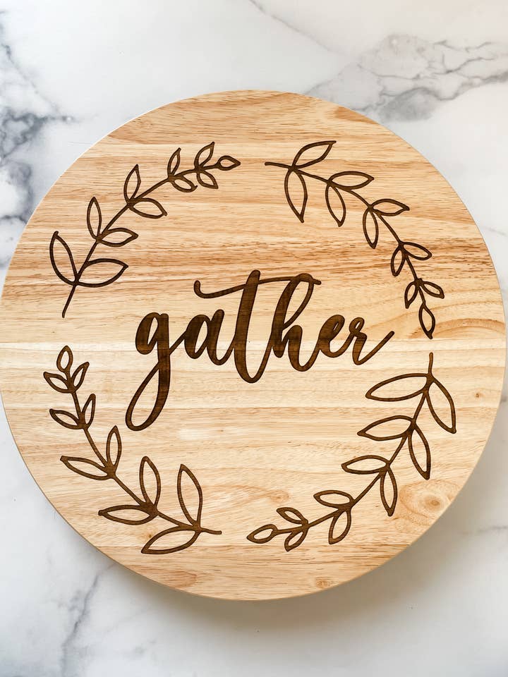 Gather Lazy Susan for wholesale by Wood & Ash