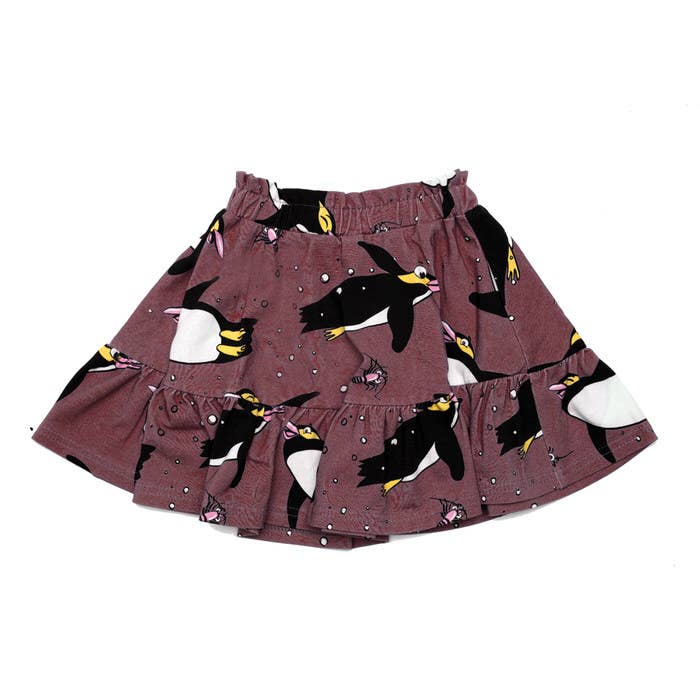 MAROON HOIHO SKIRT for wholesale by Mullido