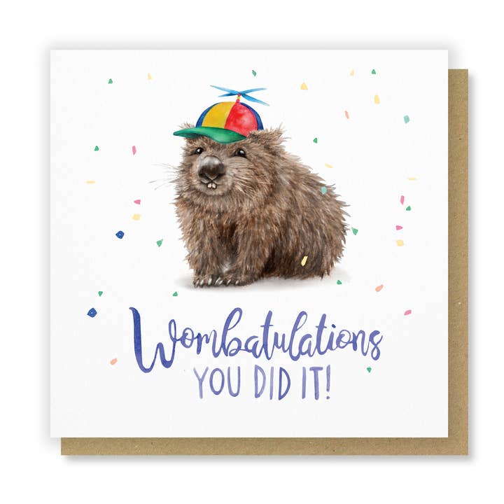 Wombatulations - Grattis kul gratulationskort för wholesale av Citrus Bunn