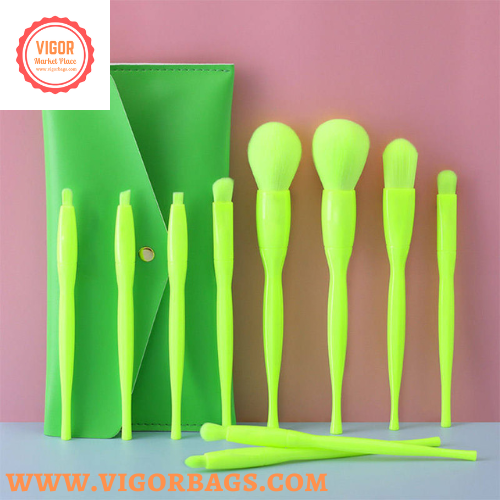 High Quality 10 pcs Candy Color Makeup Brushes Tool Set - MO for wholesale on Faire3