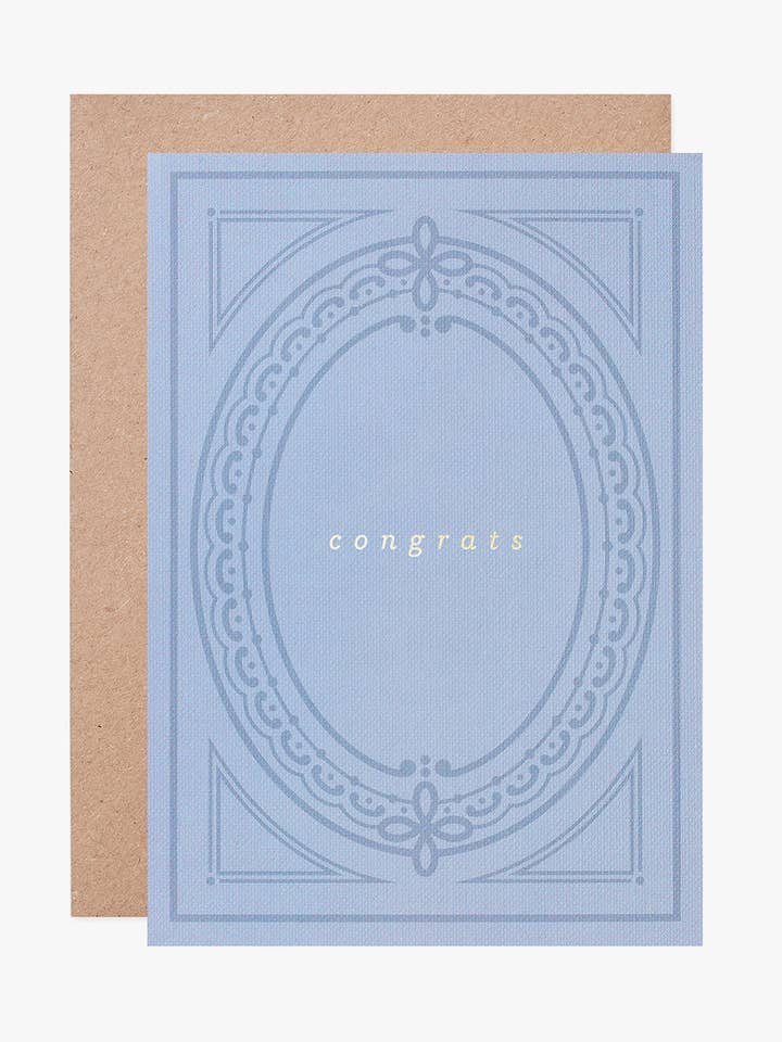 Glückwunschkarte für Bücherliebhaber | Goldfolie Gut Gemacht für den Großhandel von Another Loop