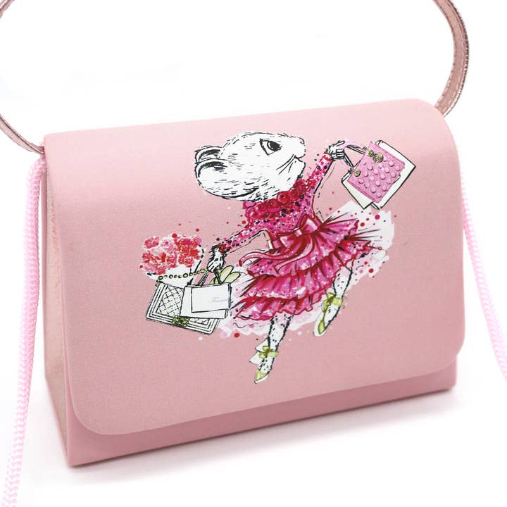 Pink Poppy USA - Wholesale Shoulder Bag - Kids - Claris Fashion Mini Handbag in Pink | Pack of 2