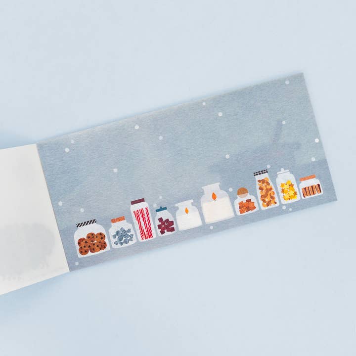 Her Winter Flowers - Wholesale Notepad - Writing Pad - Seasonal Jar3