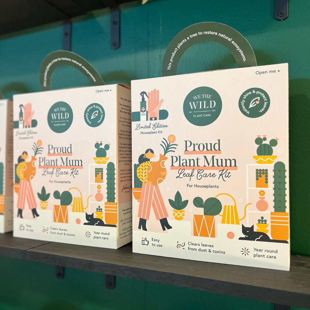 We the Wild Plant Care - Australia - Wholesale Garden Tool - Proud Plant Mum Leaf Care Kit - Case of 65