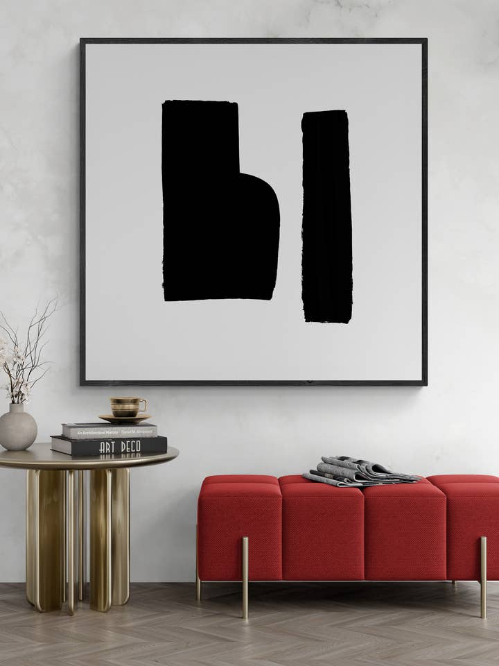 Temporary Decision Square Print for wholesale by Anirbas Art