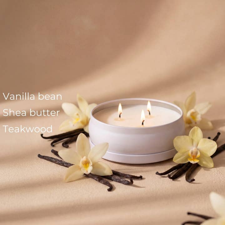 Grow Fragrance - Wholesale Jar/Filled Candle - Blondewood 3-Wick Candle2