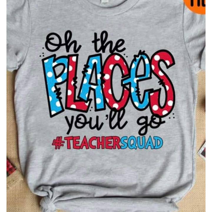 Åh de steder, du vil gå (Dr. S.) for engroshandel hos Ebony's Tees's and Crafts