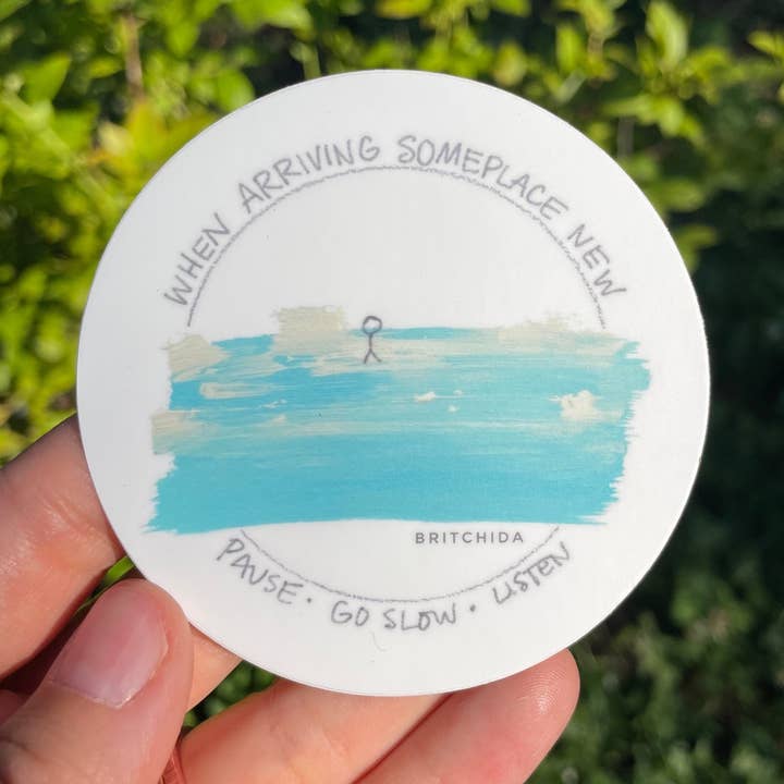 Sticker: Someplace New for wholesale by Britchida