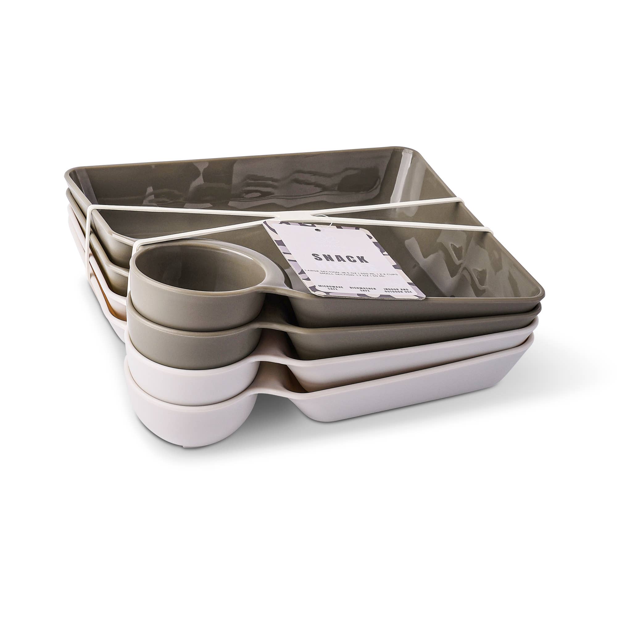 Core Home - Wholesale Dish - 4pk Snack Dishes - ACR/CVN