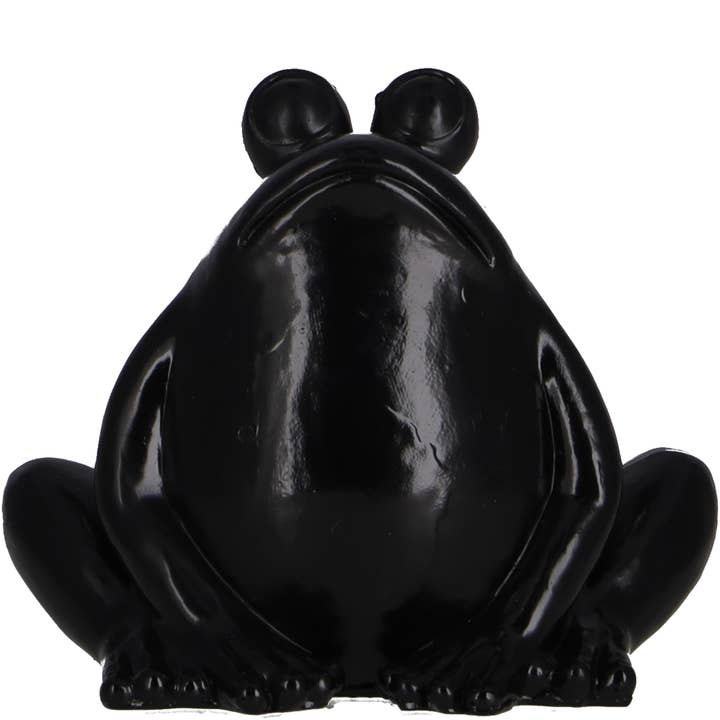 Poly Frosch Robby, L14,5cm, H13cm, Schwarz für den Großhandel von Vosteen