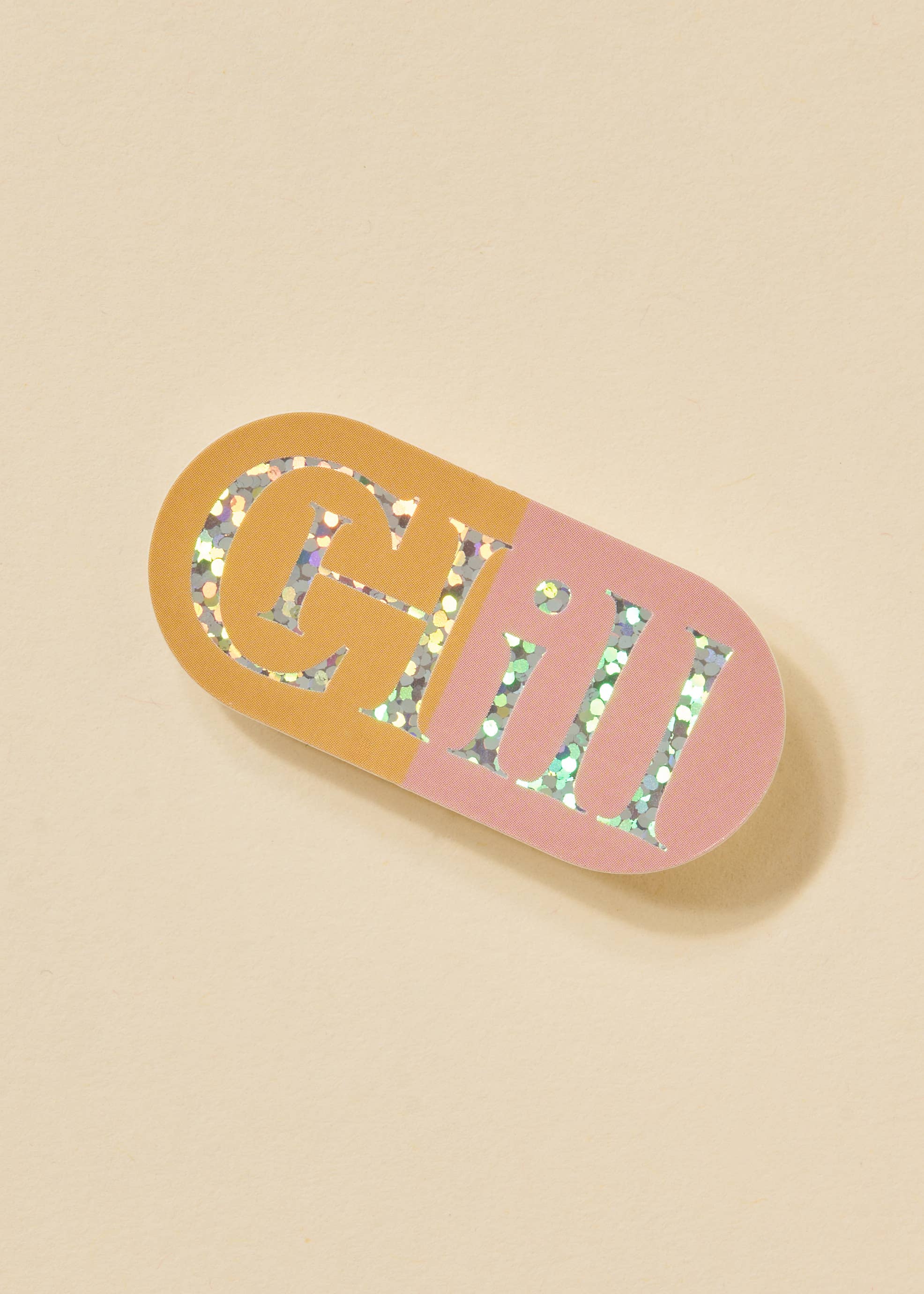 One & Only Paper - Wholesale Sticker - Chill Pill Sparkle Glitter Sticker