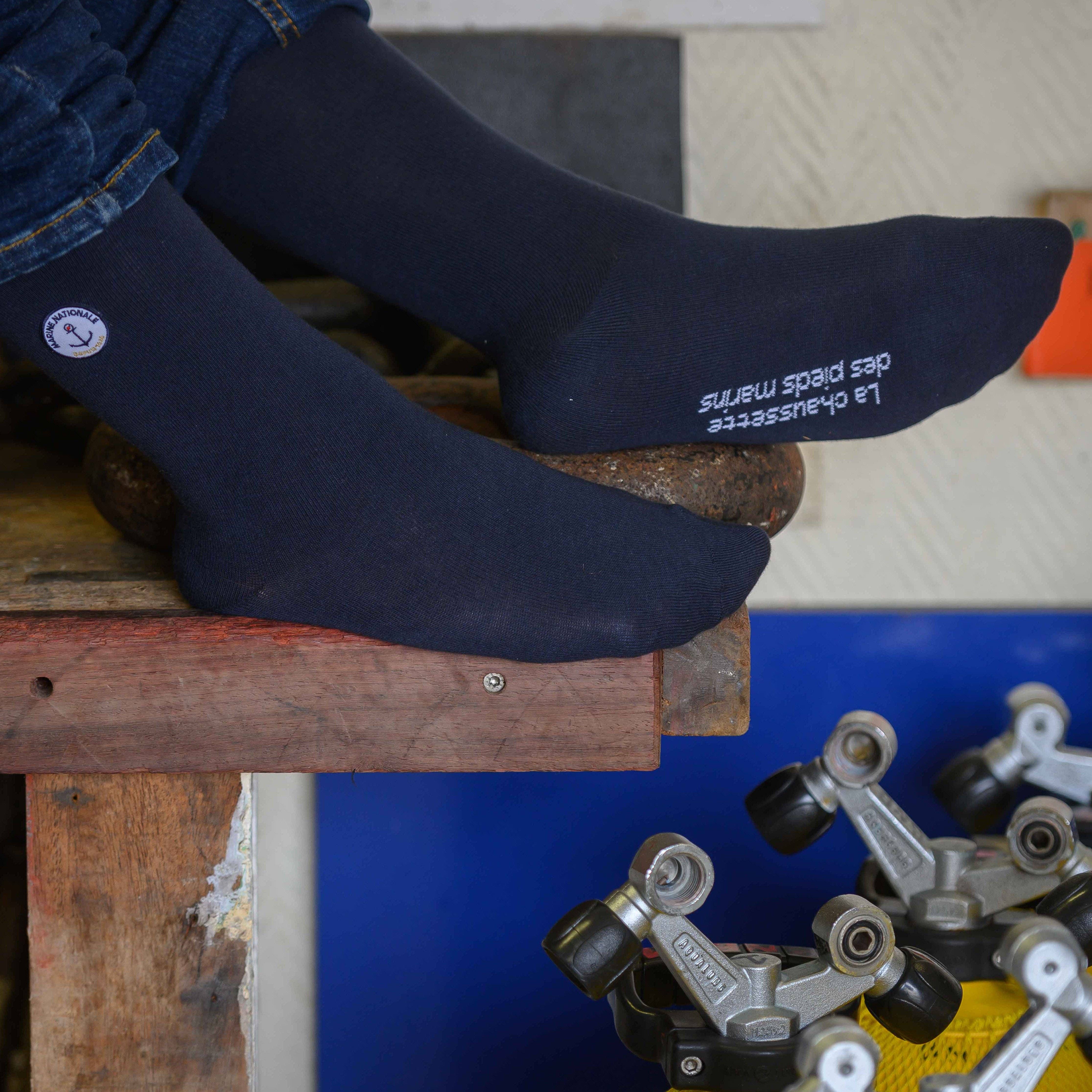 The Blues National Navy socks - Les Bleues for wholesale on Faire4