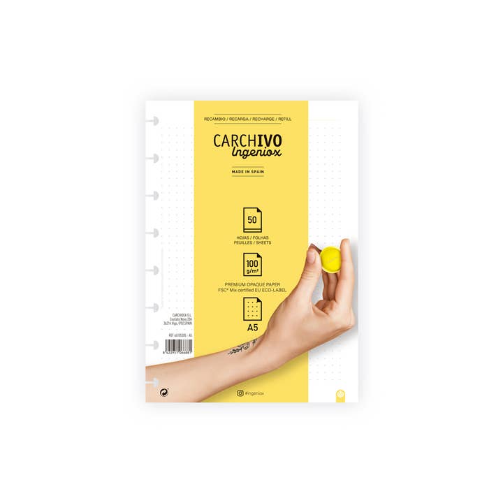 CARCHIVO - Wholesale Notepad - Premium Paper Refills for INGENIOX® - Pack of 103