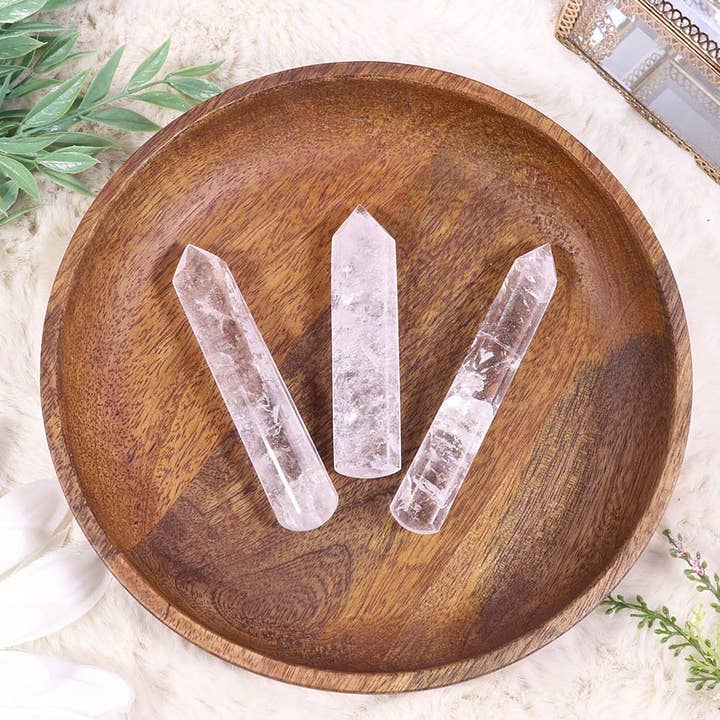 Natures Artifacts Inc - Wholesale Spiritual Stone/Crystal - Clear Quartz Massage Wand