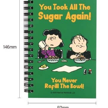 K-Wonderland – Großhandel Notizbücher – Peanuts Snoopy Frühlings-Notizbuch2