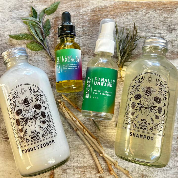 Holistic Hair Care Kit for wholesale by Sex Plants Rock and Roll