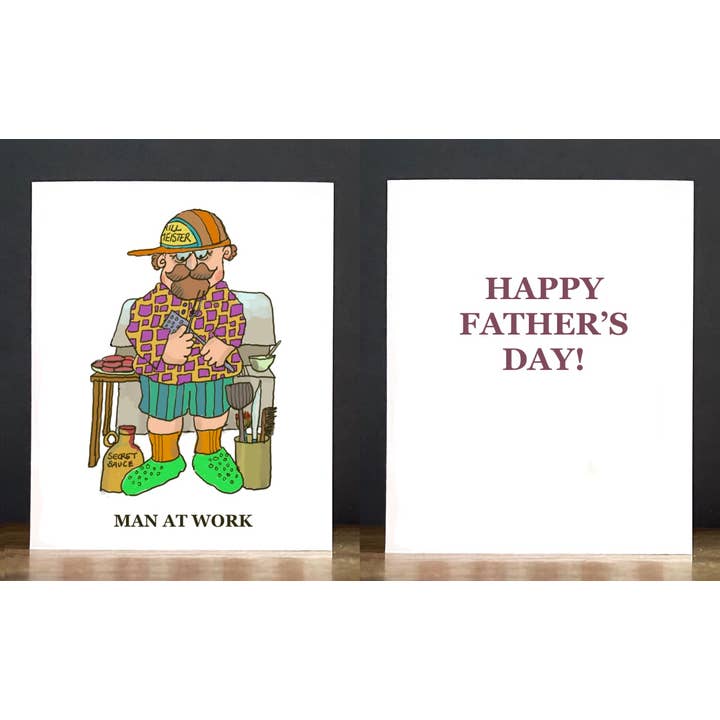 Fars dag: Grillin' for engroshandel hos Cards by Charlot