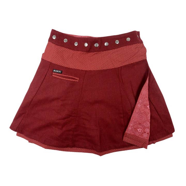 Wrap Skirt Souffle Tweed Long 338 for wholesale by Nijens