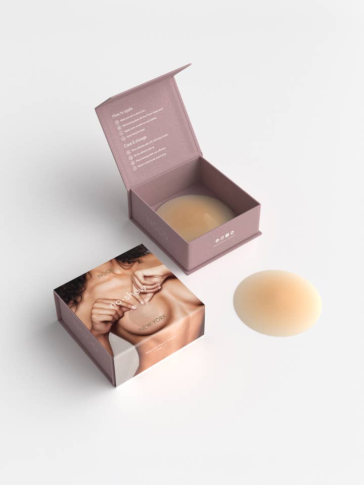 NOOD - Wholesale Nipple Pasties - Women's - No-Show | Reusable Adhesive Nipple Covers6