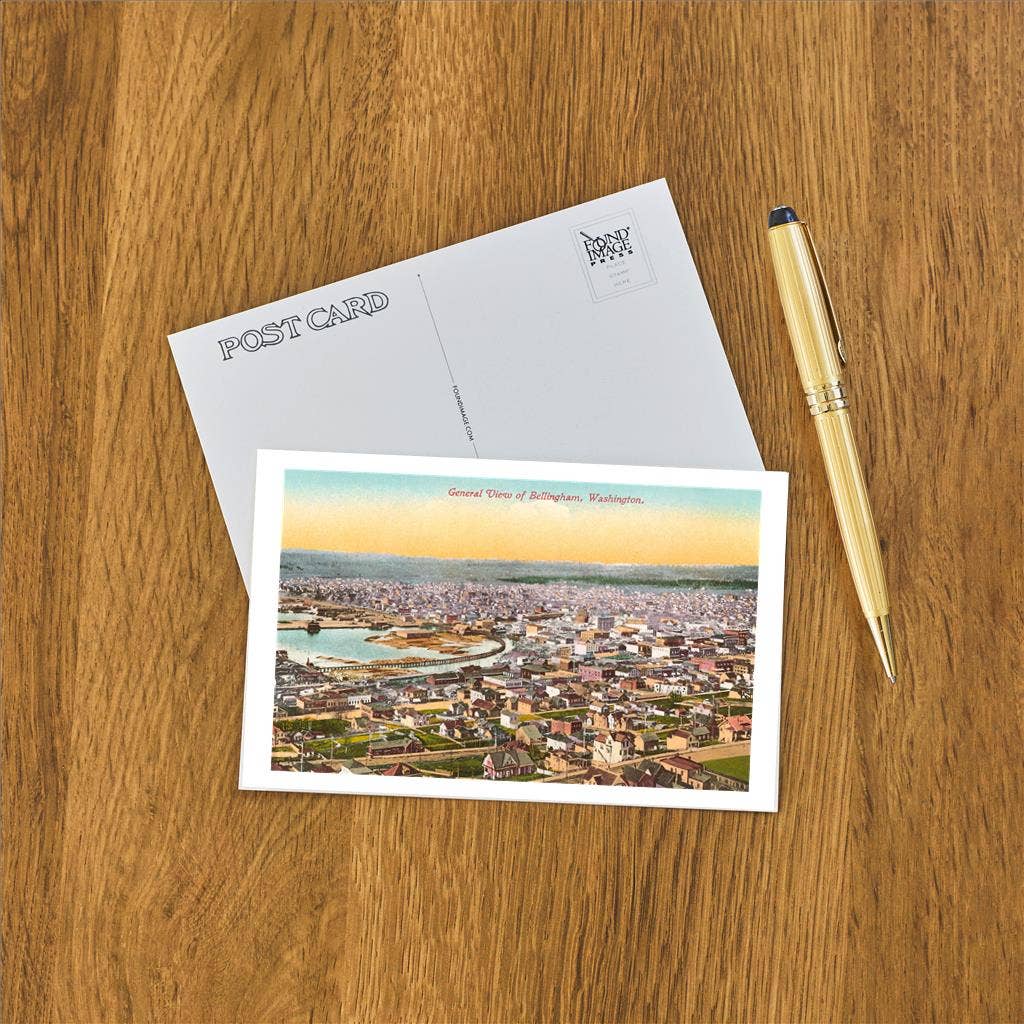 Found Image Press - Wholesale Postcard - Postcard WA-68 Overview of Bellingham1