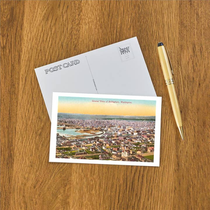 Found Image Press - Wholesale Postcard - Postcard WA-68 Overview of Bellingham1