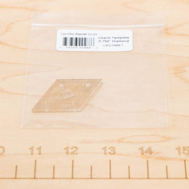 Charm Sjabloon 3/4" (0,75") Diamant voor wholesale door Laundry Basket Quilts