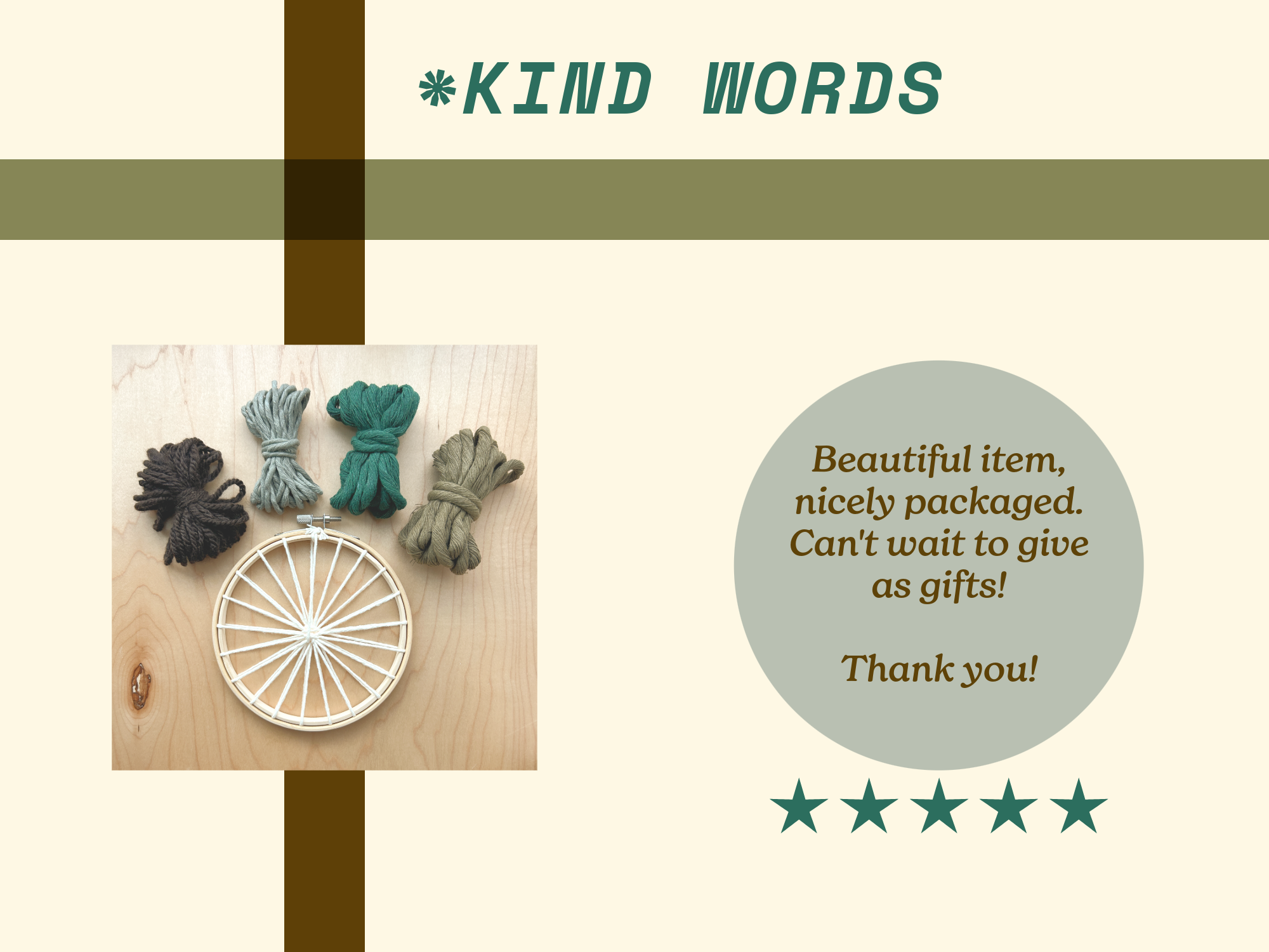 Euca Design - Vente Kit de bricolage - Kit de tissage rond DIY - Hiver | Convient aux débutants9