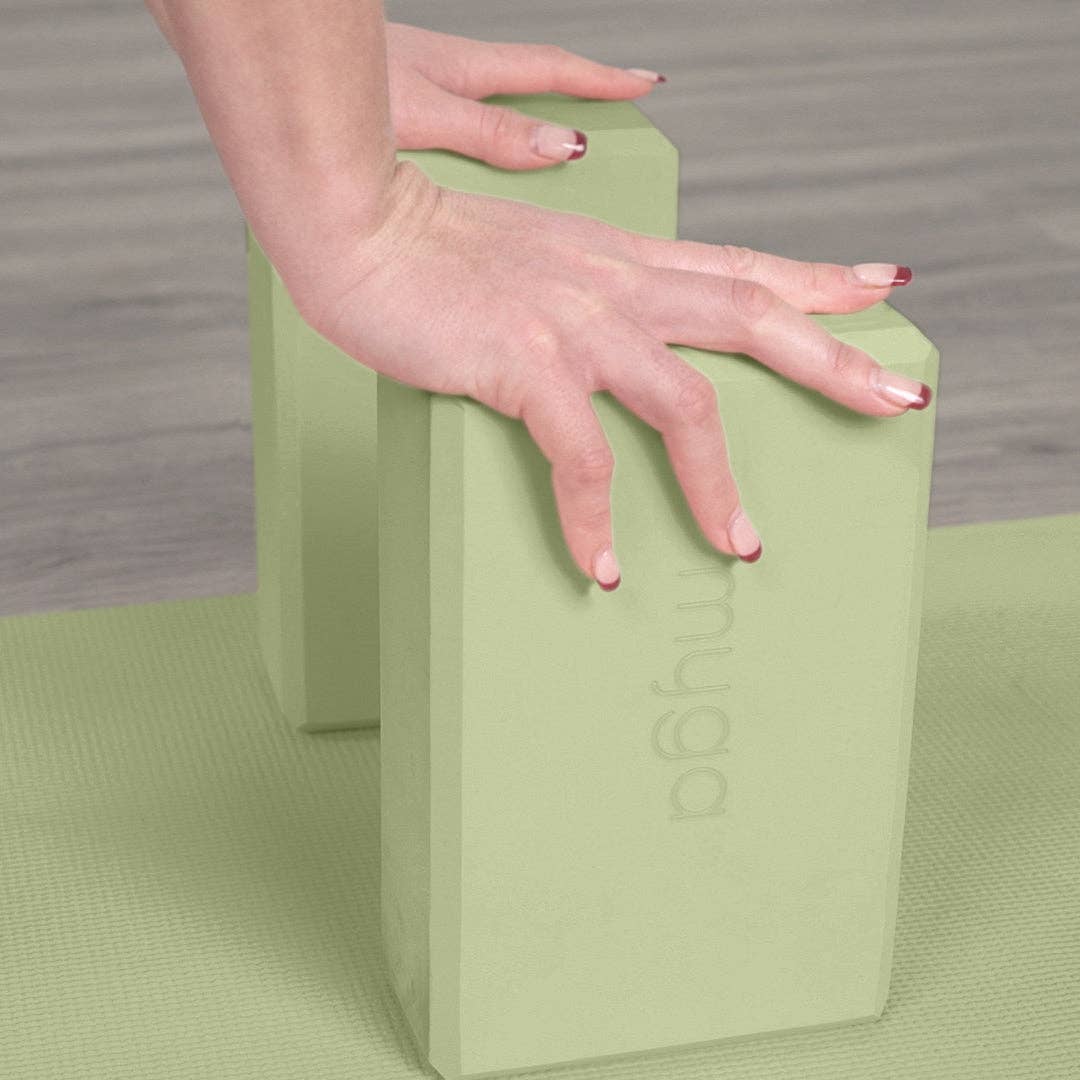 Myga Europe - Wholesale Yoga Mat - Yoga block - Moss green6