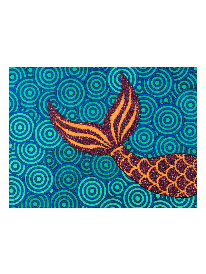 Impressão artística da cauda da sereia por atacado de artisticle