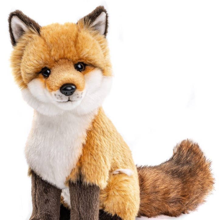 Classic red fox - 27 cm (height) - cuddly/plush toy for wholesale by Uni Toys