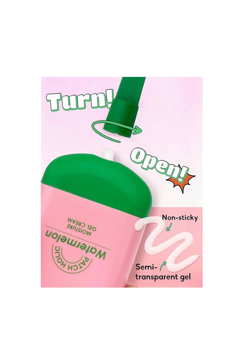 PINEAPPLE Beauty - Wholesale Facial Moisturizer - Patch Holic PAT020 Watermelon Moisture Gel Cream - 6pc6