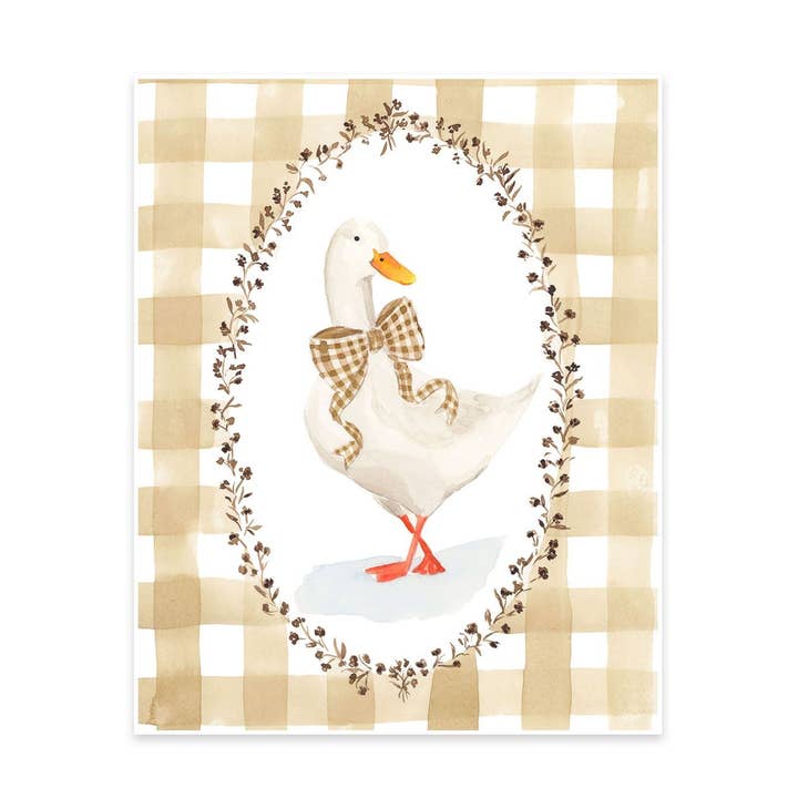 Impression artistique Silly Goose pour la vente par Almeida Illustrations