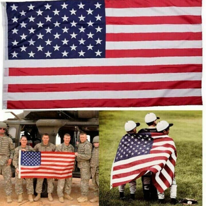 Tsyware - Wholesale Flag - 3'x5'FT USA US U.S.A. American Flag Polyester Stars Large3