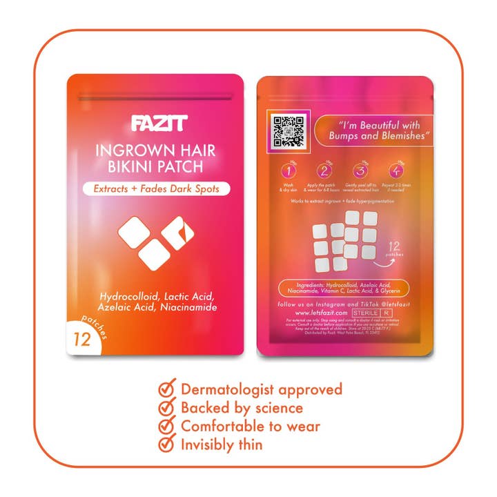 Fazit - Wholesale Razor Burn Soother - Fazit Ingrown Hair Bikini Patch - Hair Remover For Women Private Area3
