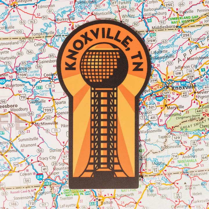 Knoxville Tennessee klistermärke för wholesale av Vagabond Heart