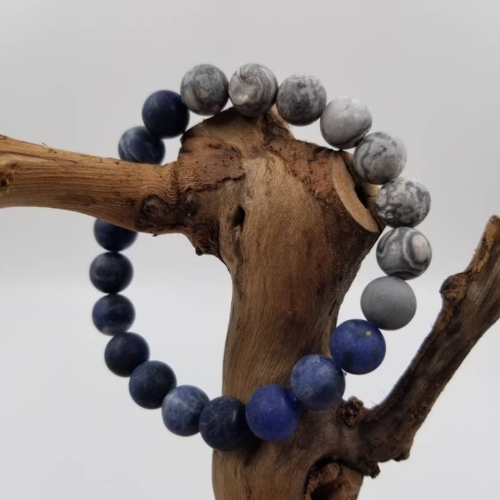 CHAKRA JEWELRY – wholesale Beaded bracelet – Natural Stone Ocean Style Yoga Bracelet