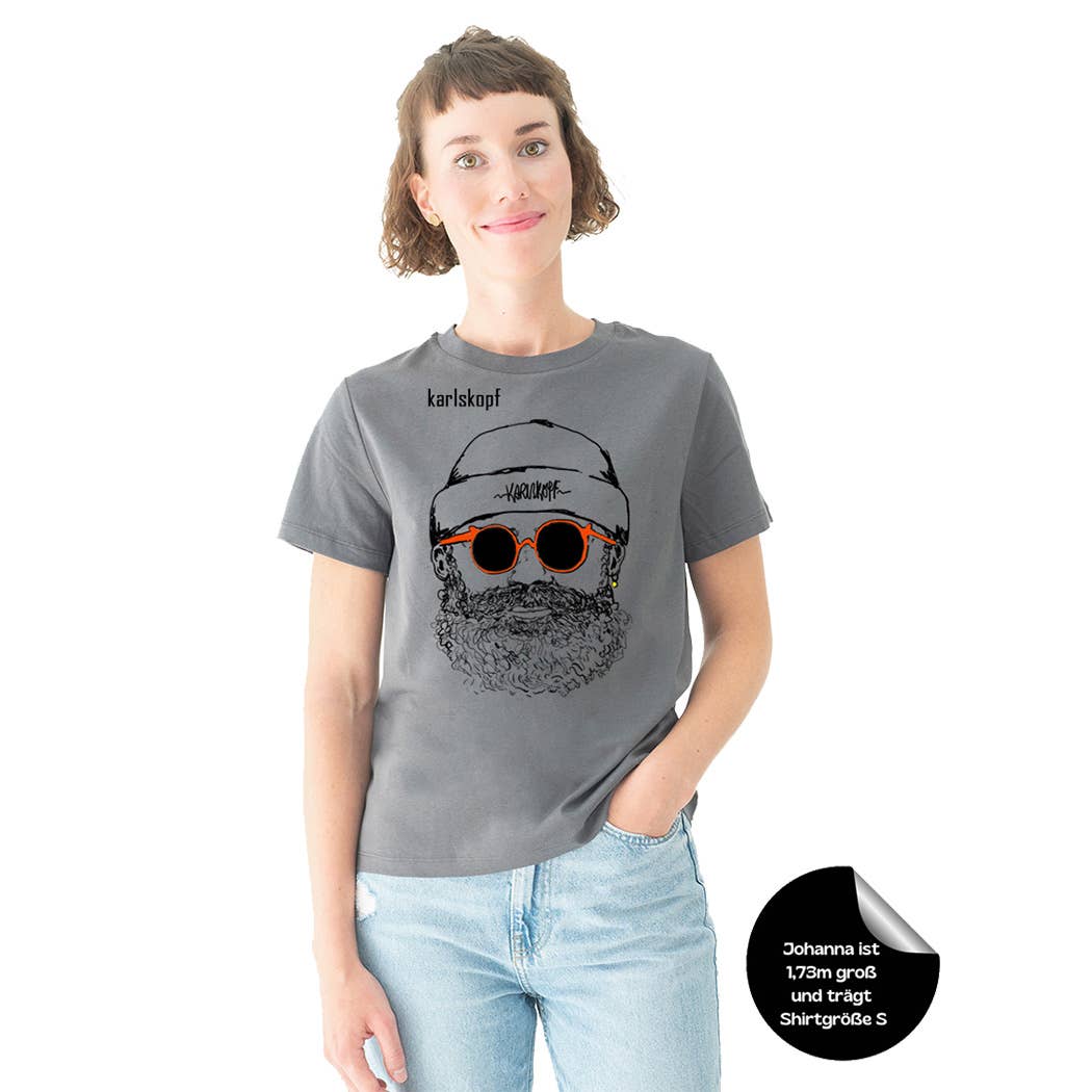 karlskopf – Großhandel T-Shirt mit Siebdruck – Damen – HIPSTER Shirt for women | 100% organic cotton0