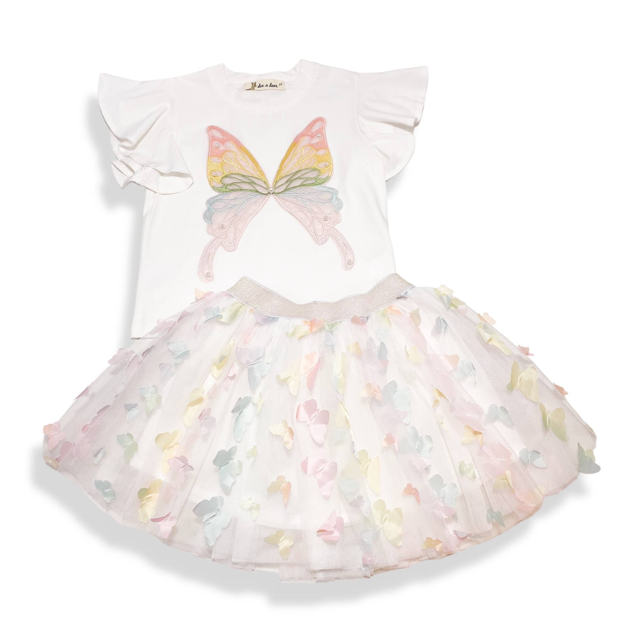 Doe a Dear - Wholesale Tutu - Kids - 17043-B 3D Butterfly Tutu (2 Colors)7