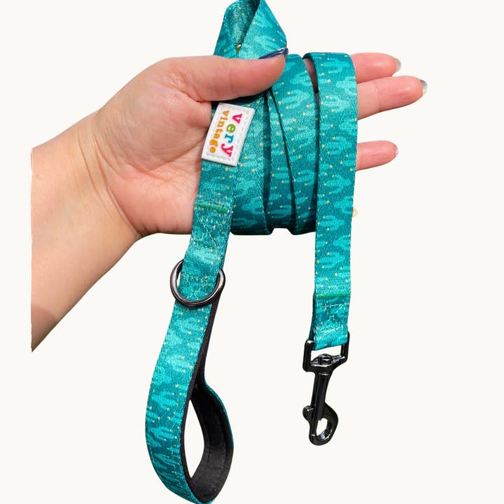 Laisse pour chien Boho Cactus – Laisse pour chien du désert du sud-ouest vert, 1,5 m pour la vente par Very Vintage Designs