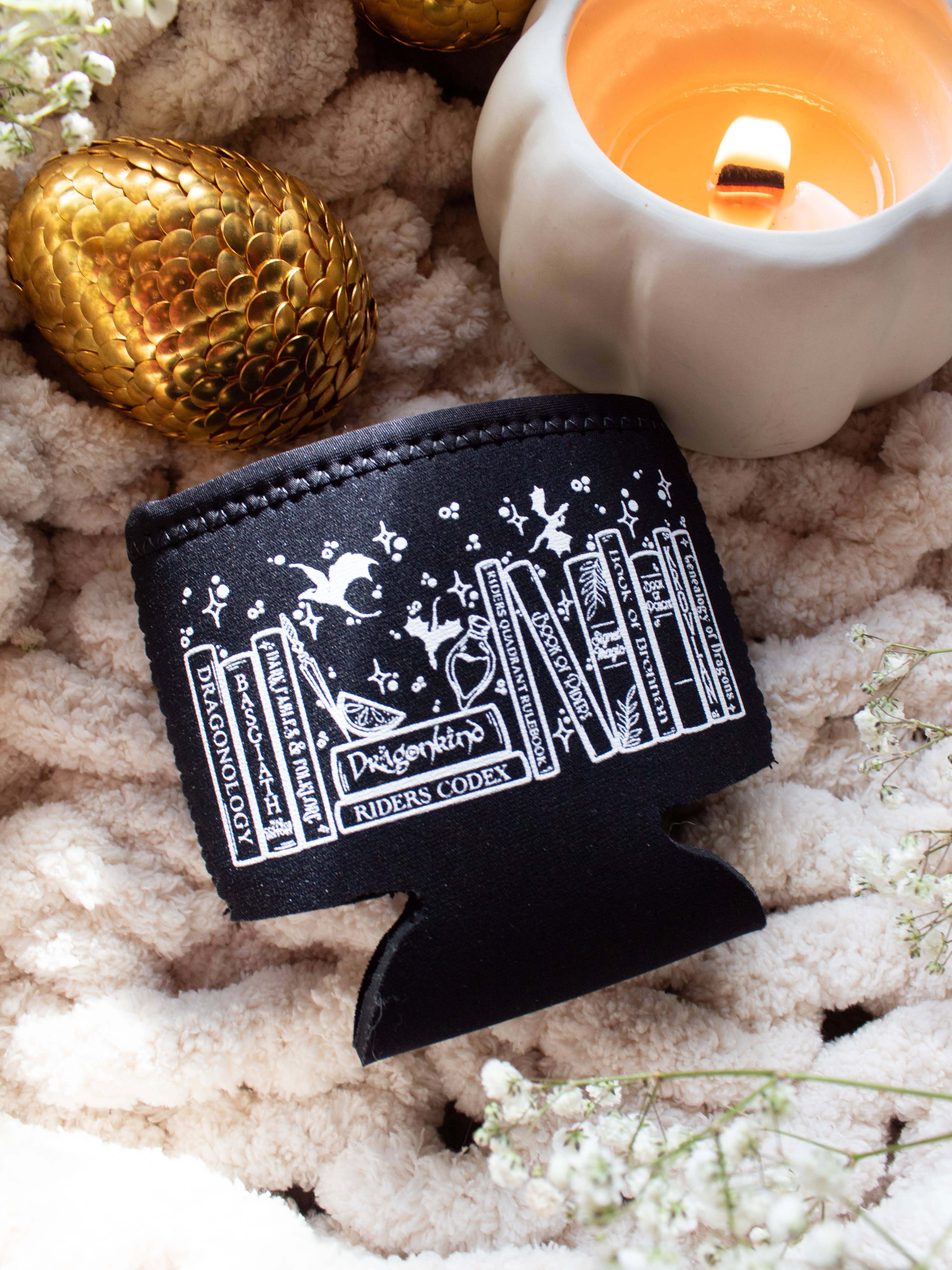 Meaggie Moos - Wholesale Drink Huggers & Koozies - Ice Cream Pint Sleeve | Fourth Wing Violet's Bookshelf1